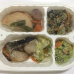 冷凍弁当「あじ塩焼き弁当」解凍後