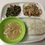 美健倶楽部の冷凍弁当「高野豆腐のそぼろ煮」解凍後