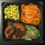 冷凍弁当「黒豚メンチカツ弁当」の中身